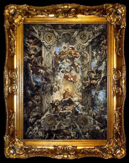framed  Pietro da Cortona Allegory of Divine Providence and Barberini Power, ta009-2